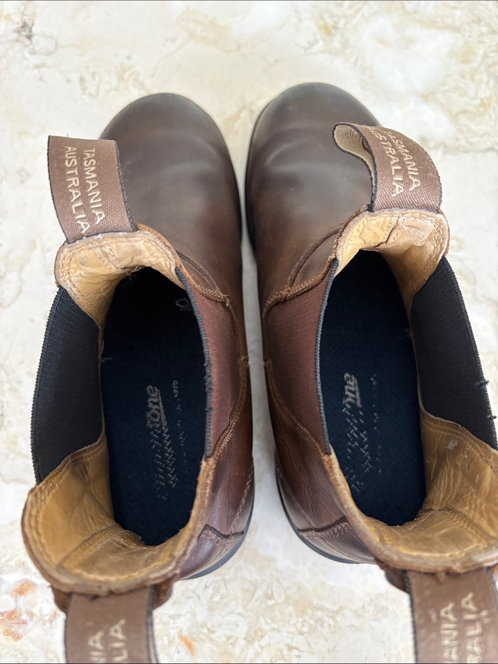 Blundstone Brown Leather Chelsea Ankle Boots - Picture 9 of 13
